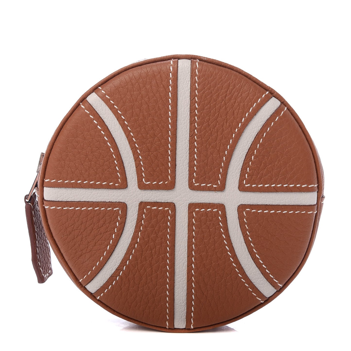 Togo Evercolor Basketball Change Purse Gold Gris Perle