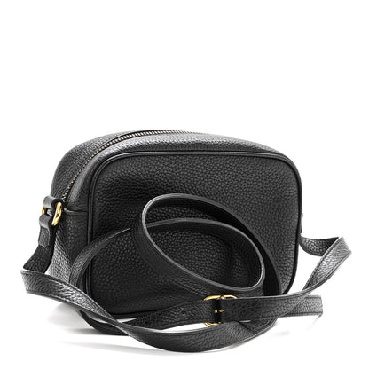 Gucci Pebbled Calfskin Mini Soho Disco Bag Black 3 of 10