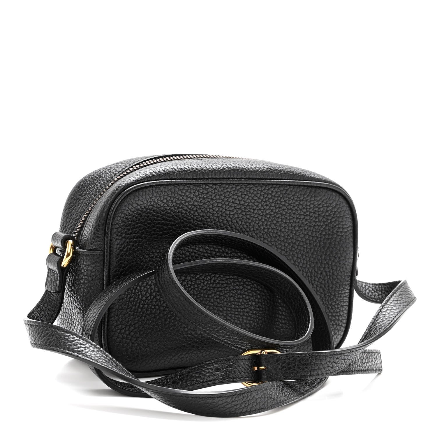 Gucci Pebbled Calfskin Mini Soho Disco Bag Black 3 of 10