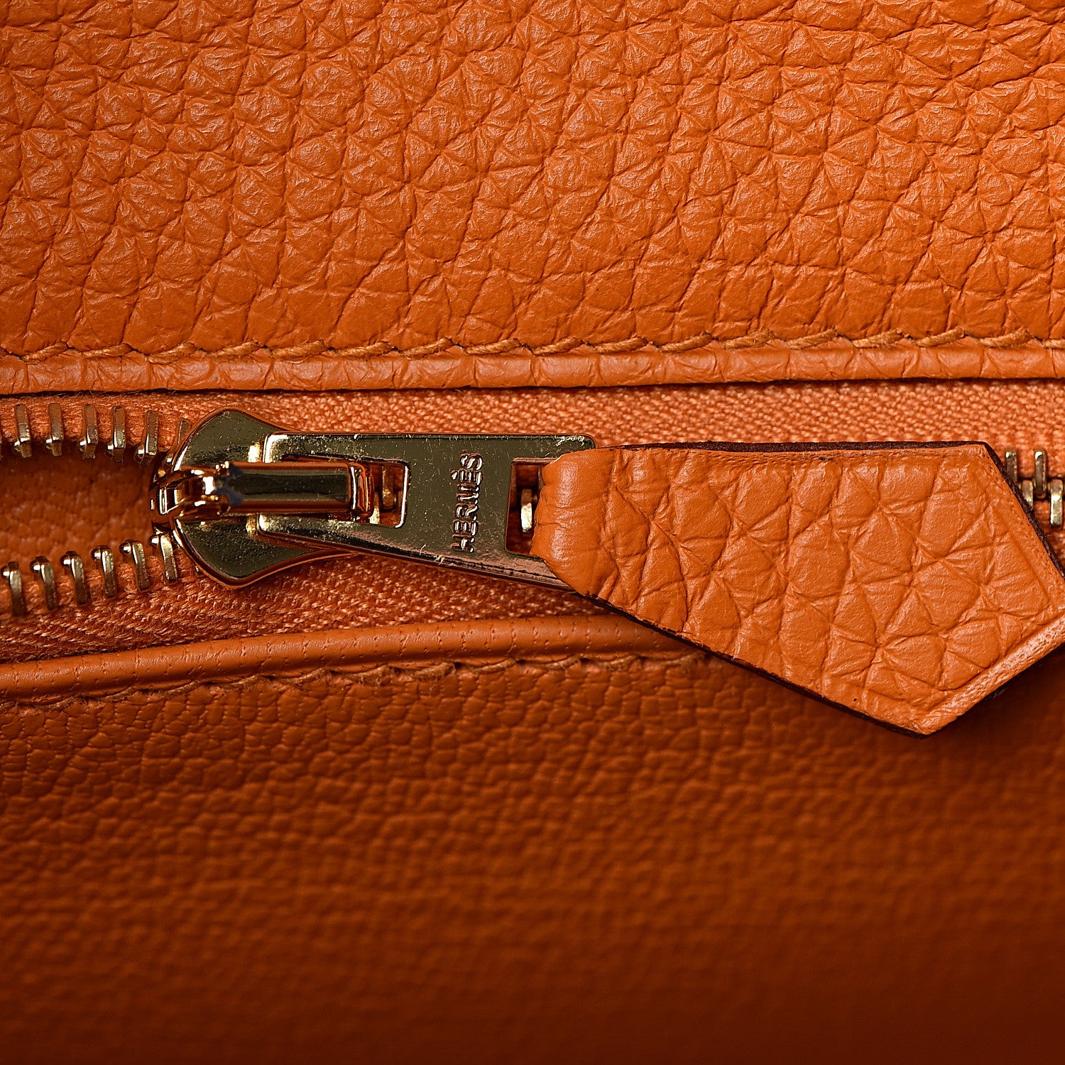 Hermes Taurillon Clemence Kelly Retourne 28 Abricot 15 of 38