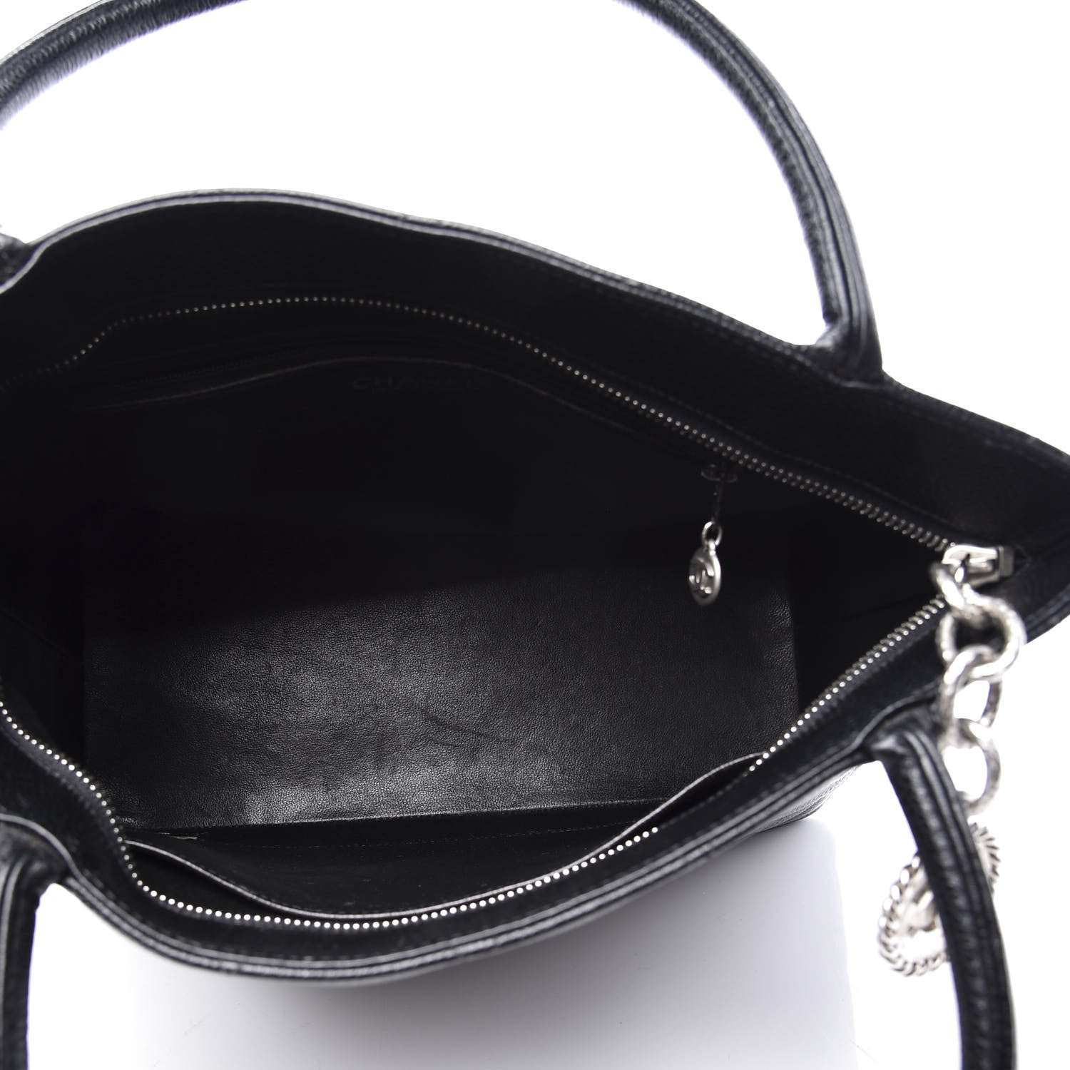 Chanel Caviar Quilted Medallion Tote Black 4 of 10