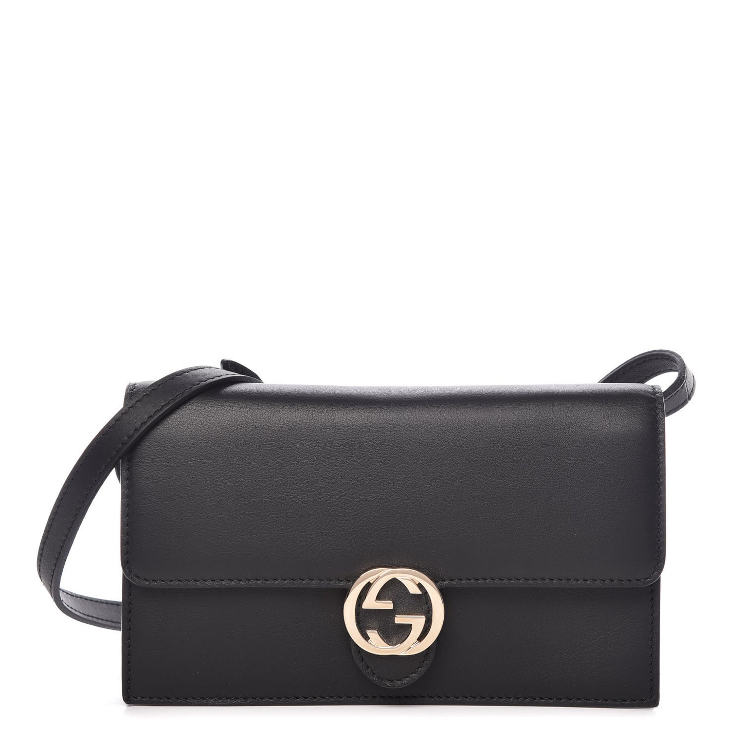 Calfskin Icon Wallet Black