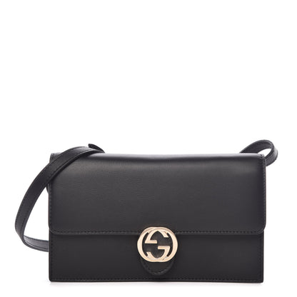 Gucci Calfskin Icon Wallet Black 1 of 10