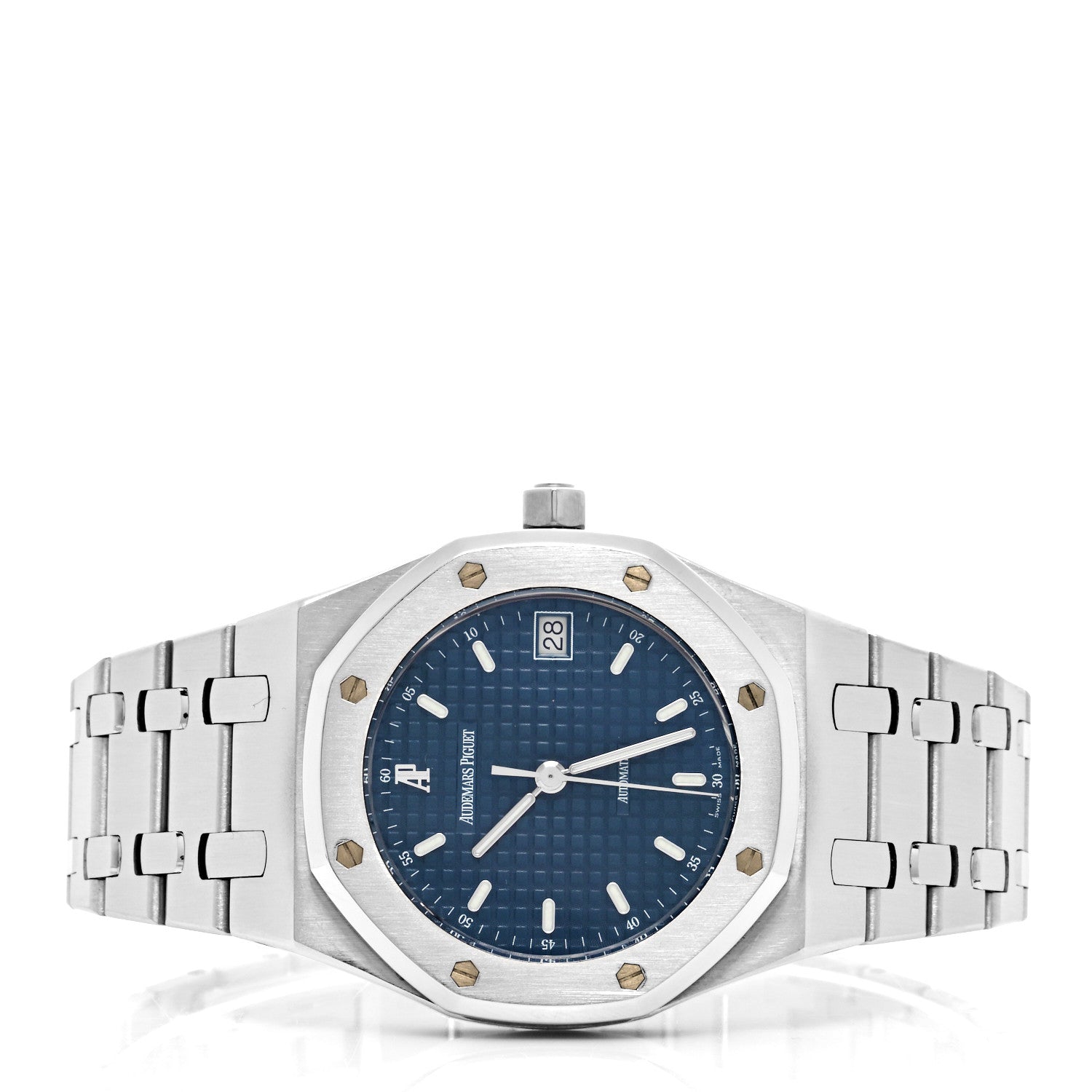Audemars Piguet Stainless Steel 37mm Royal Oak Automatic Watch Blue 14790ST.OO.0789ST.08 2 of 5