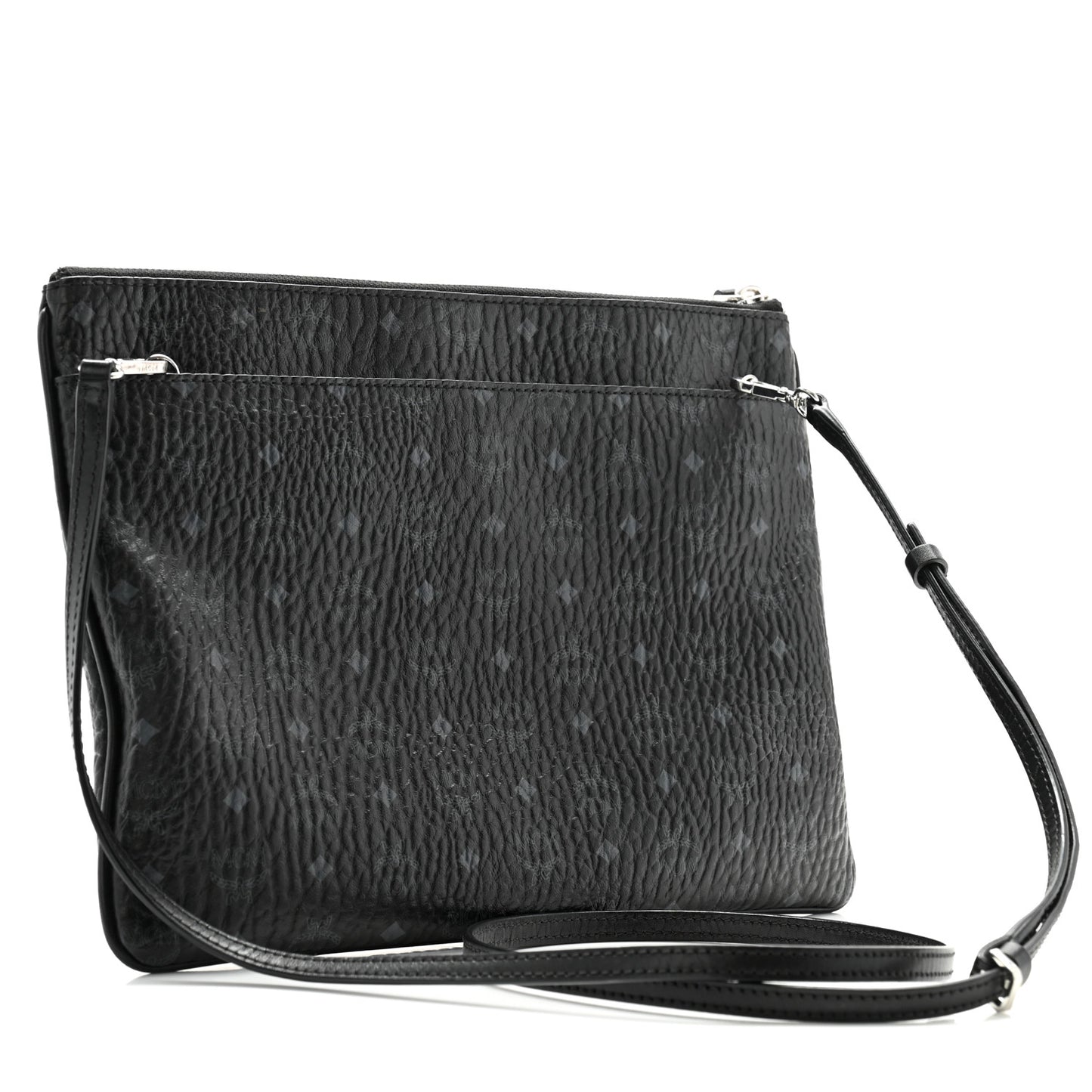 Visetos Medium Crossbody Pouch Black