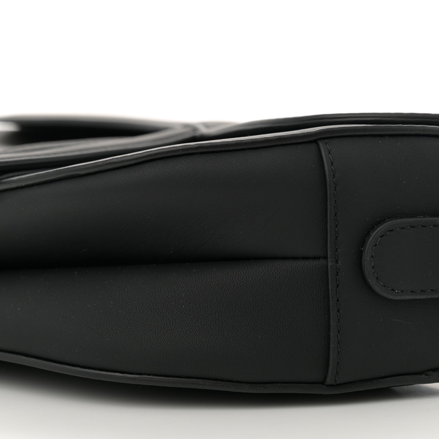 Christian Dior Ultra Matte Calfskin Saddle Bag Black 10 of 11