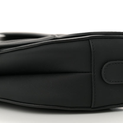 Christian Dior Ultra Matte Calfskin Saddle Bag Black 10 of 11