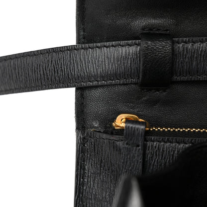 Celine Liege Calfskin Medium Classic Box Flap Bag Black 12 of 12