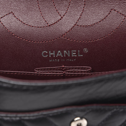 Chanel Aged Calfskin Chevron Quilted 2.55 Reissue 226 So Black 6 of 13
