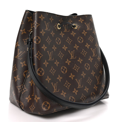 Louis Vuitton Monogram Neonoe MM Black 2 of 9