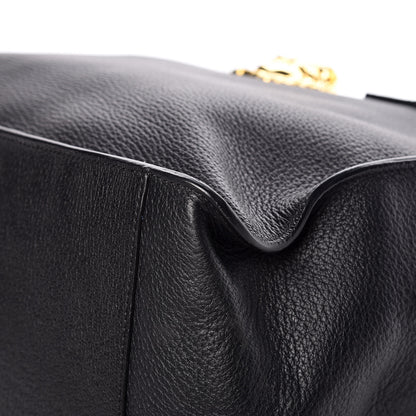 Versace Calfskin Palazzo Holdall Bag Black 7 of 13