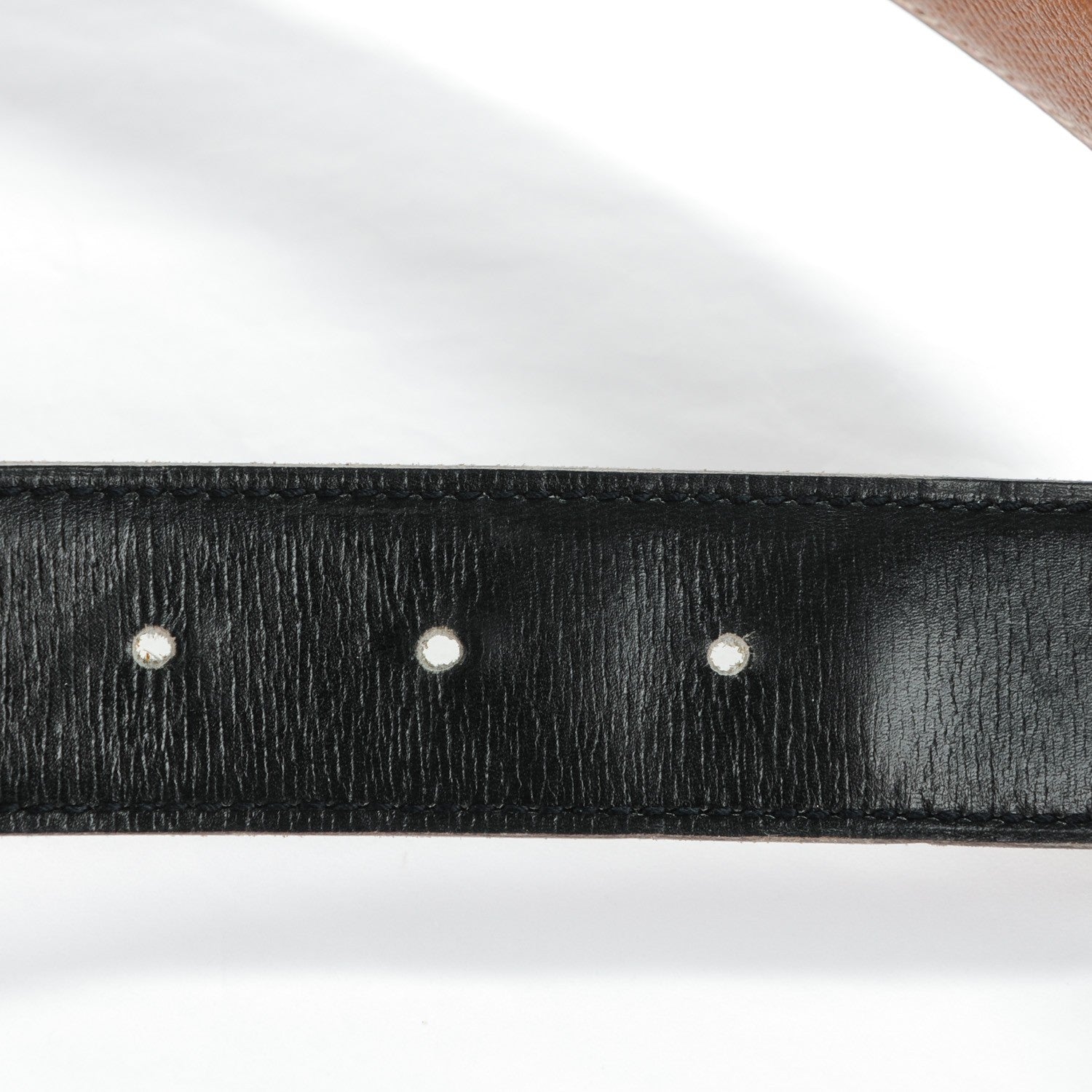 Hermes Box Epsom 32mm H Belt 70 Black Gold 5 of 7