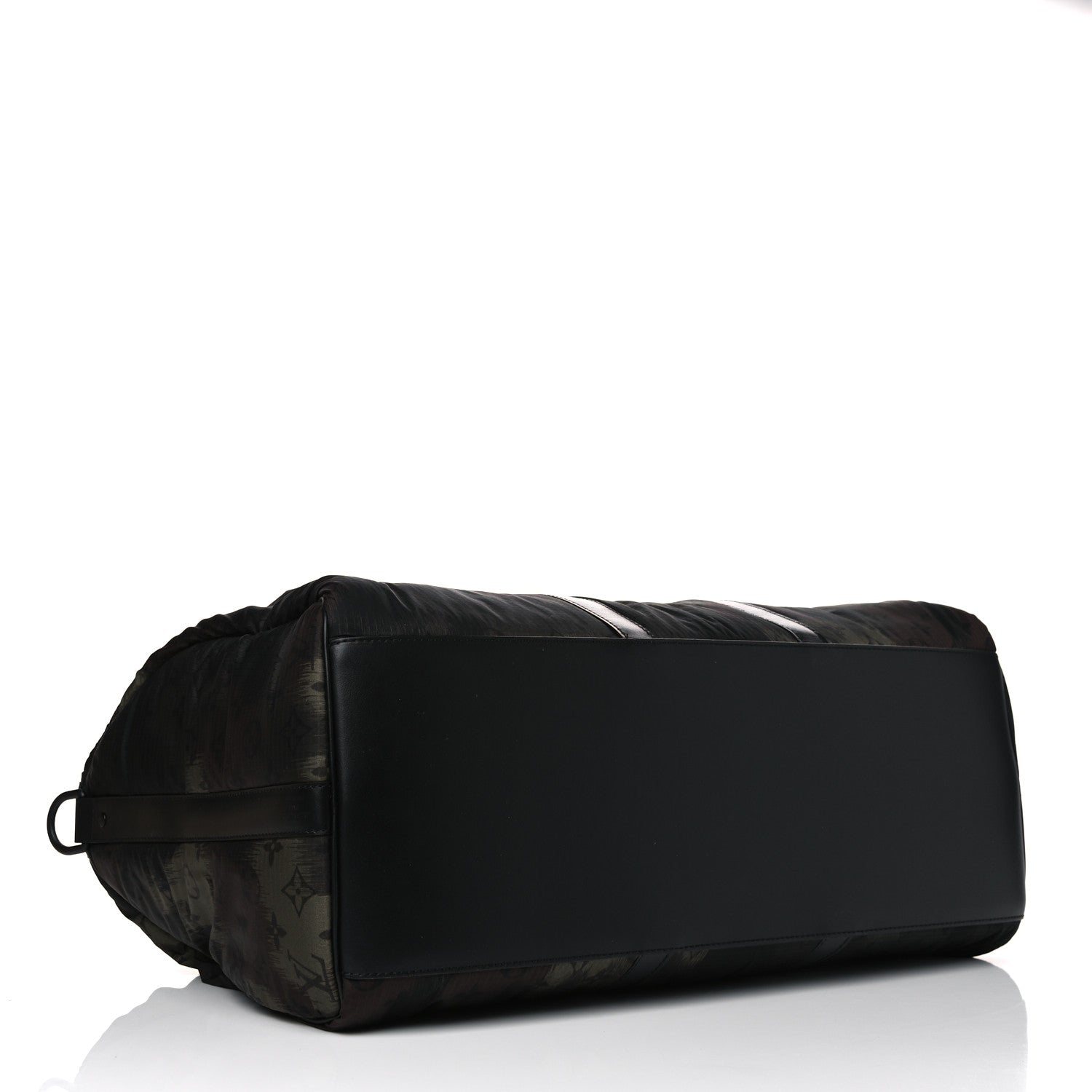 Louis Vuitton Nylon Monogram Camouflage Keepall Bandouliere 50 Kaki 3 of 7