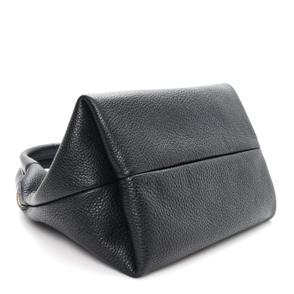 Gucci Grained Calfskin Softbit Medium Shoulder Bag Black 4 of 9