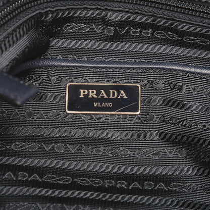 Prada Tessuto Nylon Saffiano Tote Blue 6 of 12