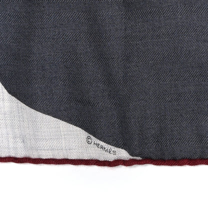 Hermes Cashmere Silk Shawl 140 3 of 8