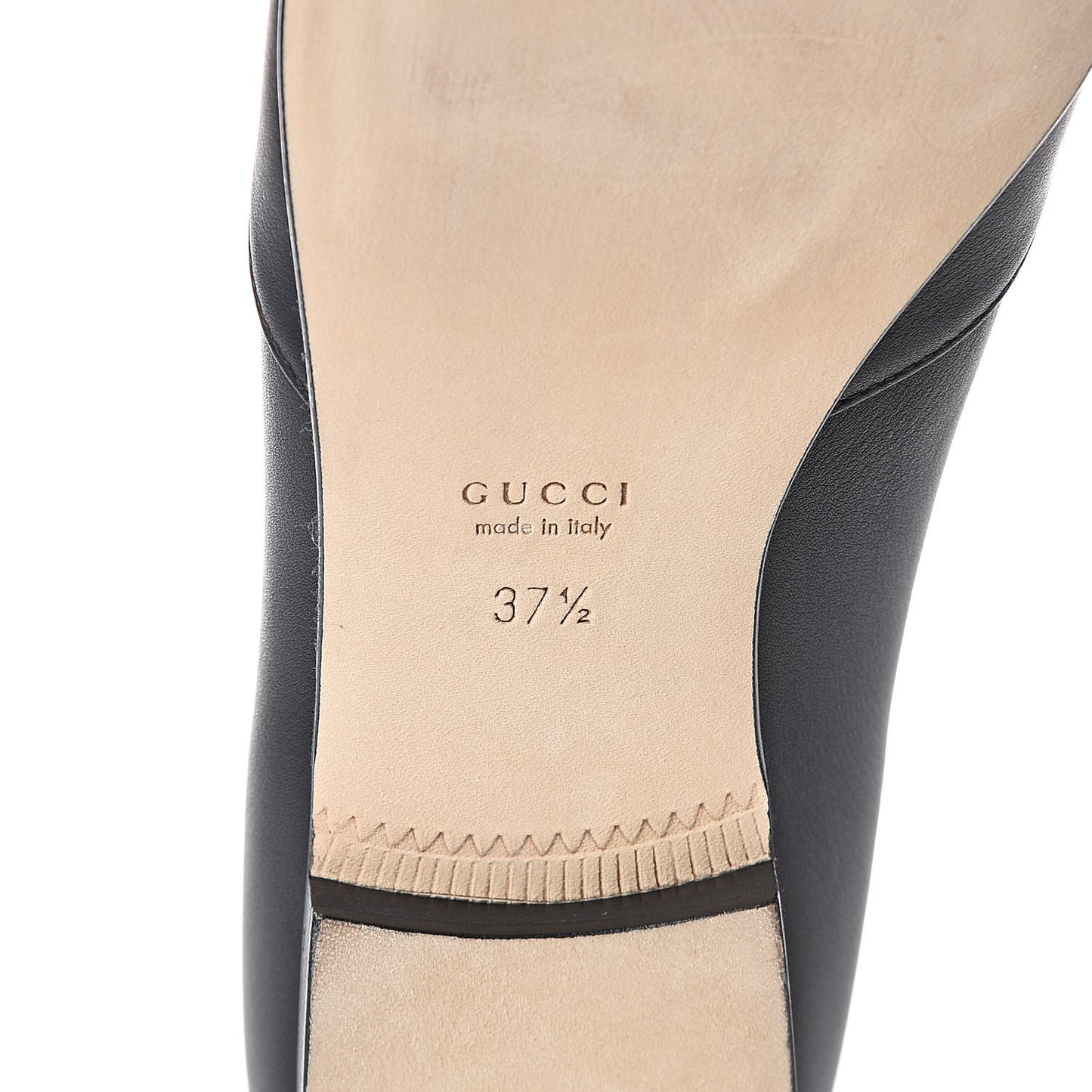Calfskin Horsebit Loafers 37.5 Black