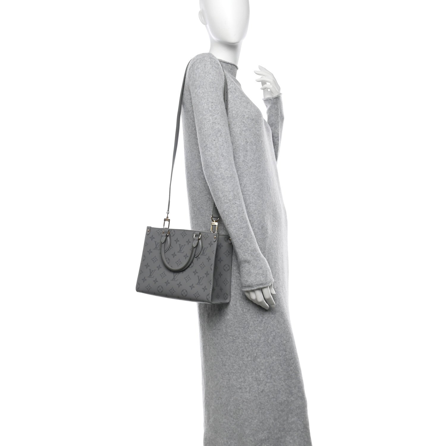 Louis Vuitton Monogram Ink Onthego PM Trianon Gray 2 of 9