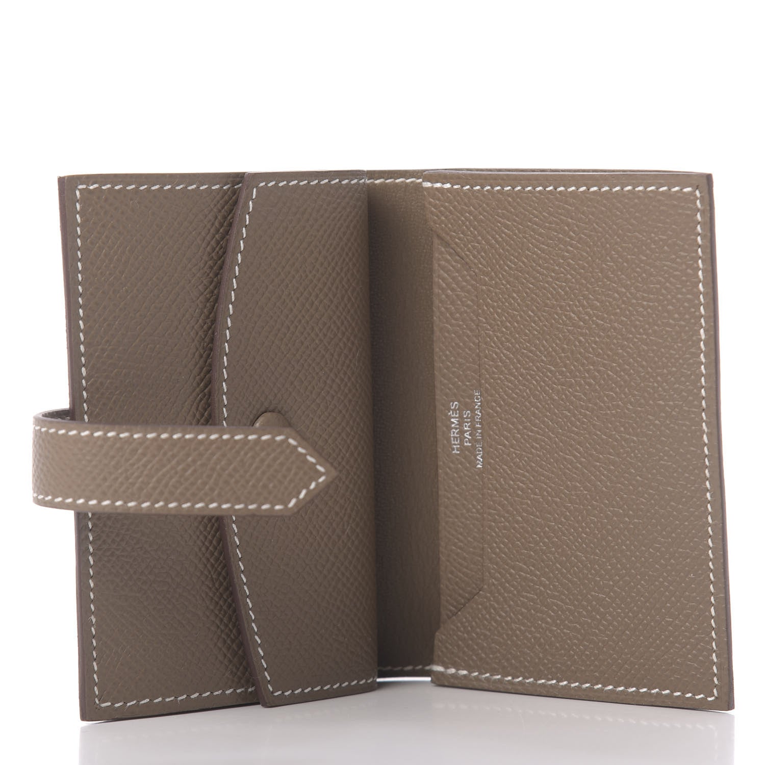 Hermes Epsom Mini Bearn Wallet Etoupe 5 of 8