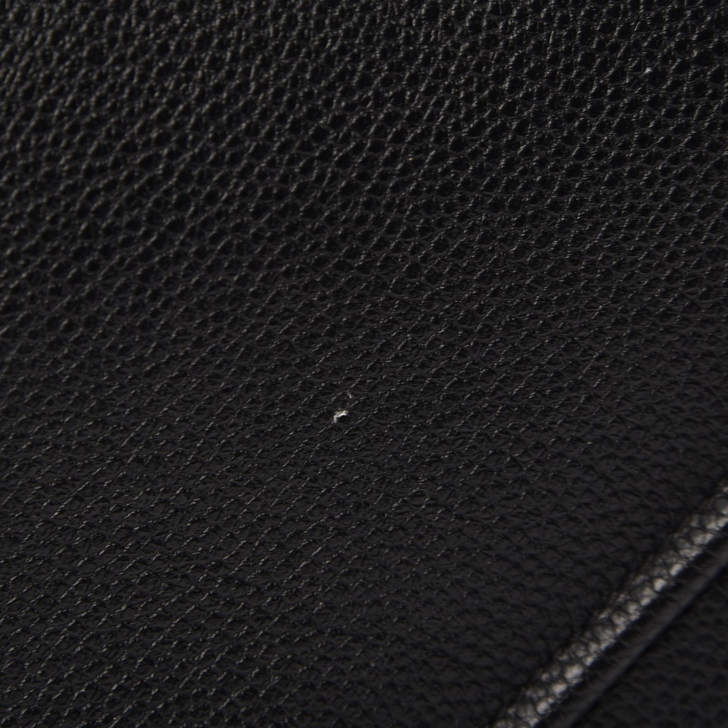 Grained Calfskin Medium Diorama Flap Bag Black