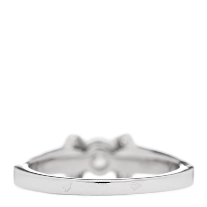 Cartier Platinum Diamond .26ct Ballerine Solitaire Engagement Ring 45 3.25 4 of 8