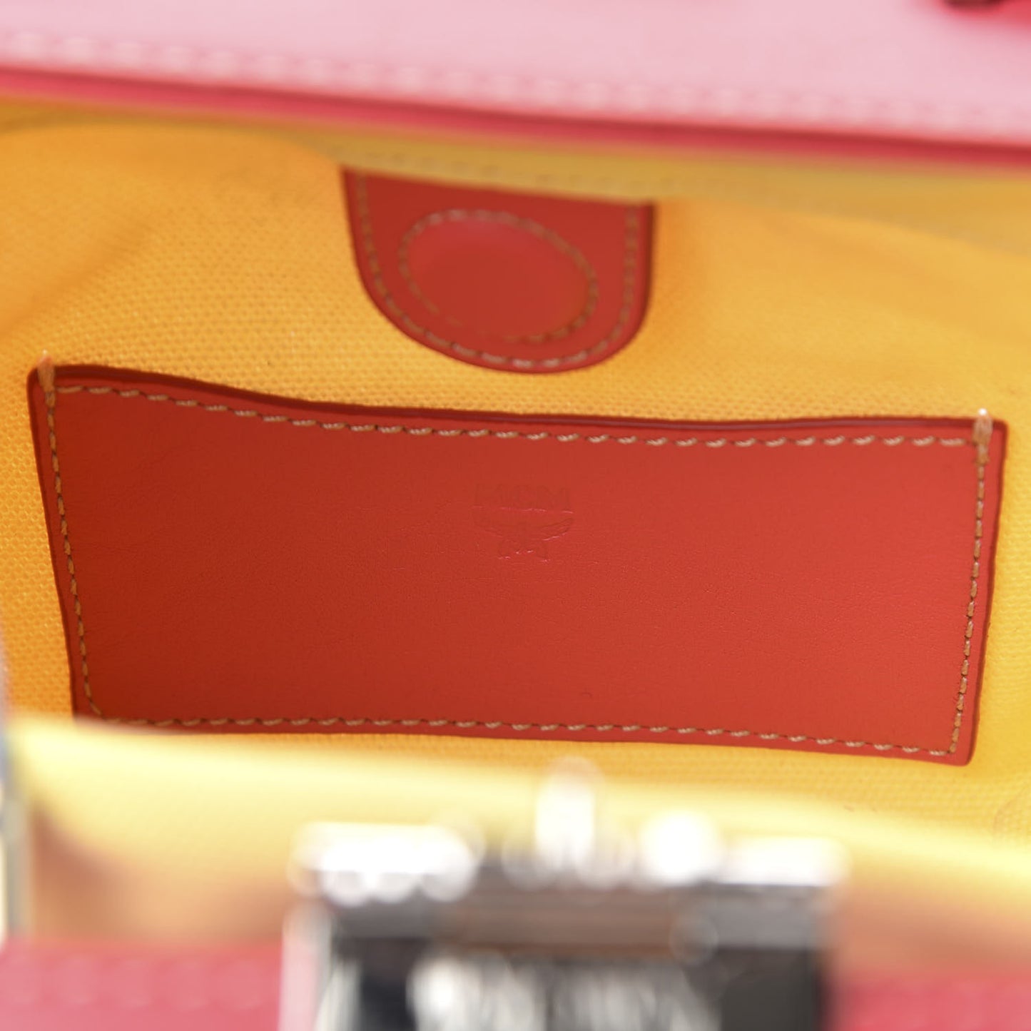 Transparent Small E/W Soft Berlin Crossbody Hologram Teaberry