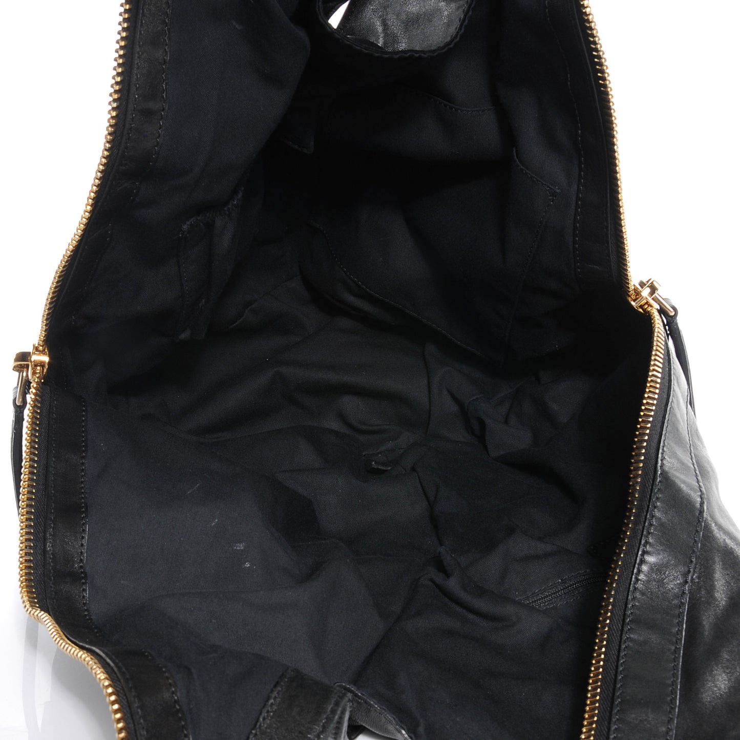 Lambskin Studded Tinhan Hobo Black