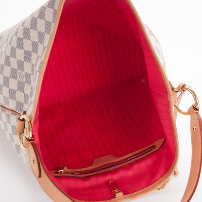 Louis Vuitton Damier Azur Delightful MM Pink 5 of 7