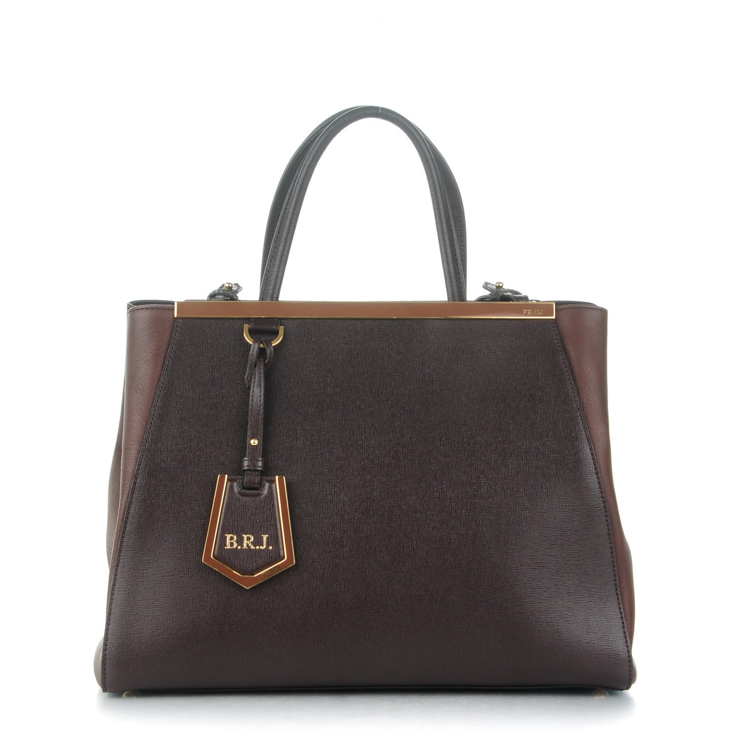 Vitello Elite Flamingo Regular 2Jours Tote Moro Marrone Nocciola