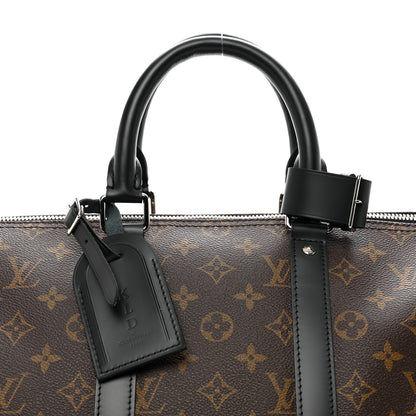 Louis Vuitton Monogram Macassar Keepall Bandouliere 45 4 of 10