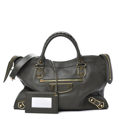 Balenciaga Chevre Gold Metallic Edge Hardware City 1 of 11