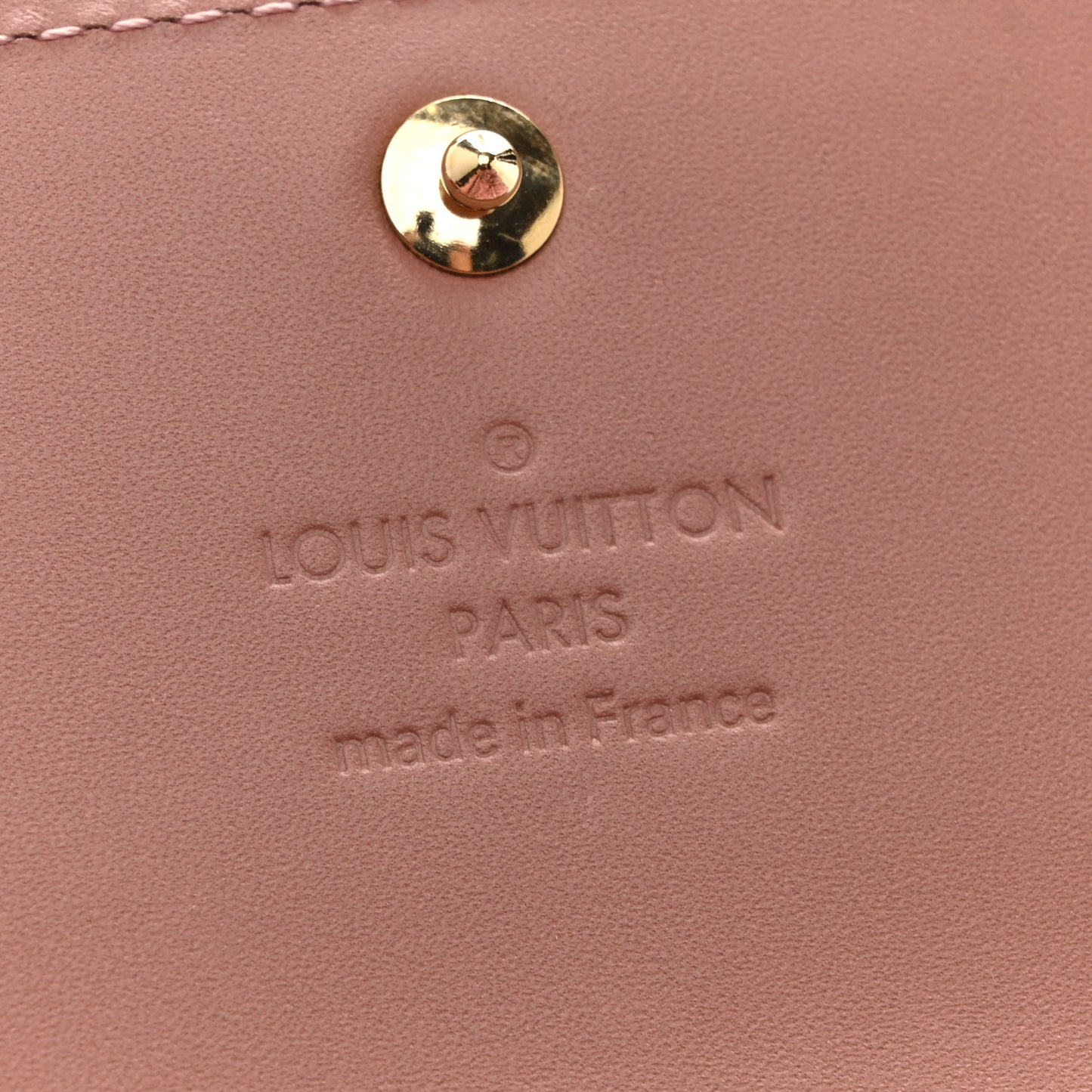 Vernis Ikat Sarah Wallet Rose Velours