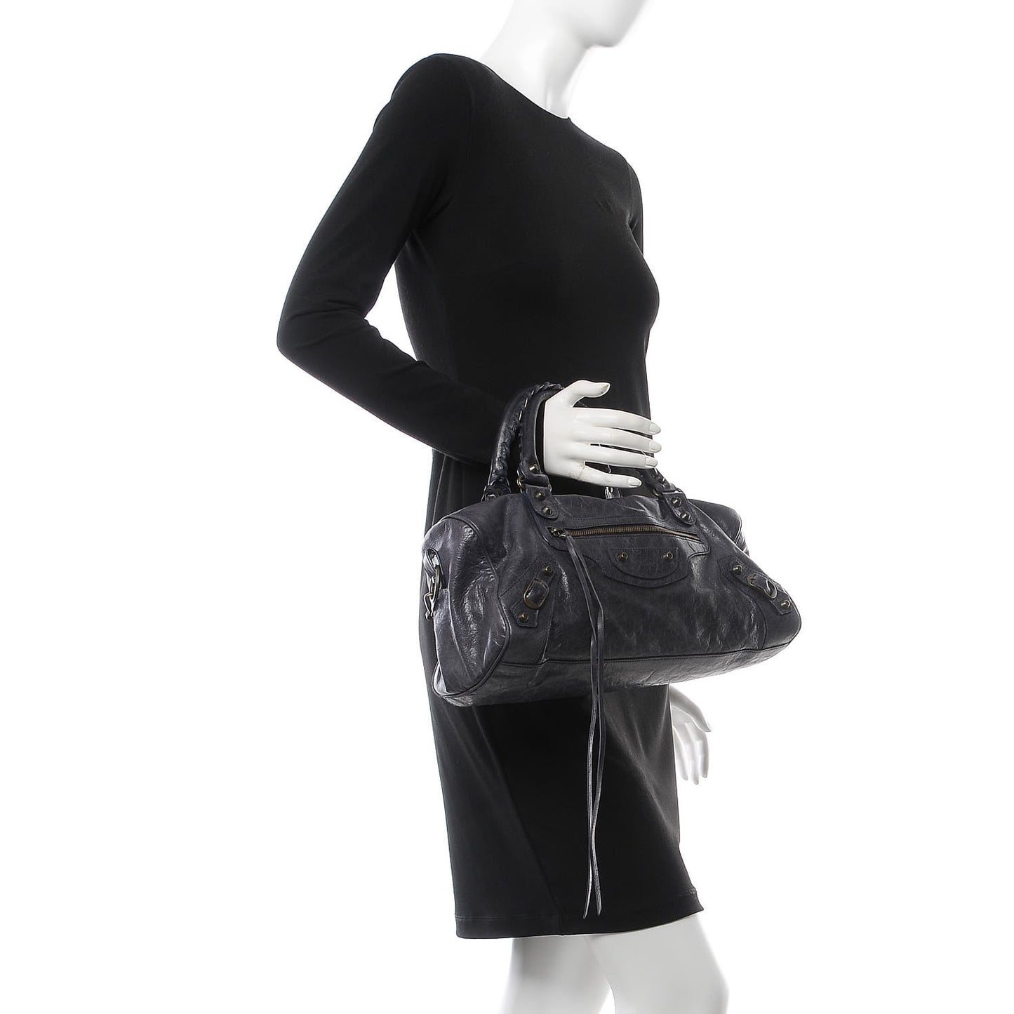 Chevre Classic Hardware Twiggy Ink
