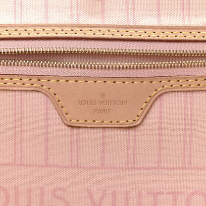 Louis Vuitton Damier Azur Neo Neverfull GM Rose Ballerine 7 of 14