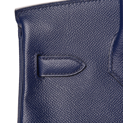 Hermes Epsom Birkin 30 Bleu Saphir 29 of 30