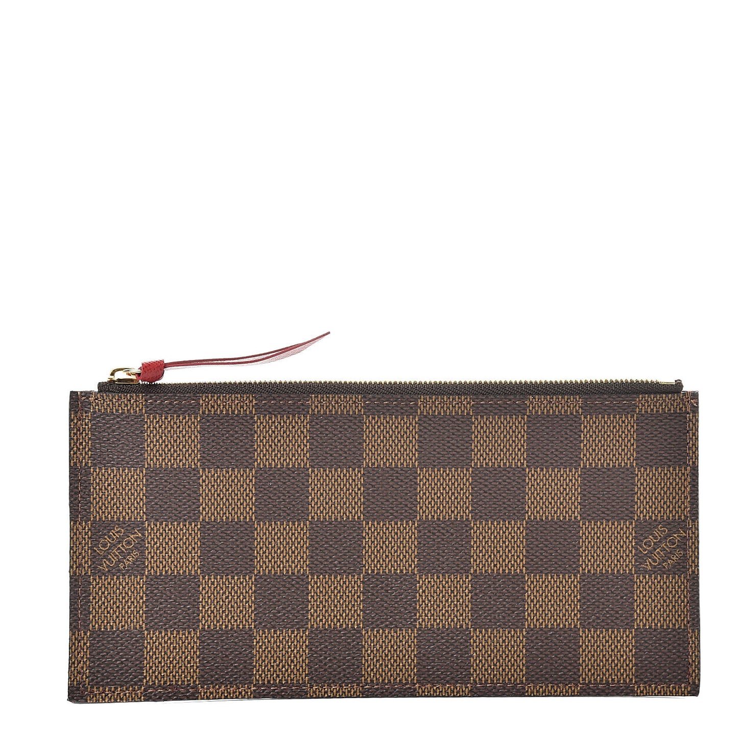 Damier Ebene Felicie Chain Wallet Zippered Insert