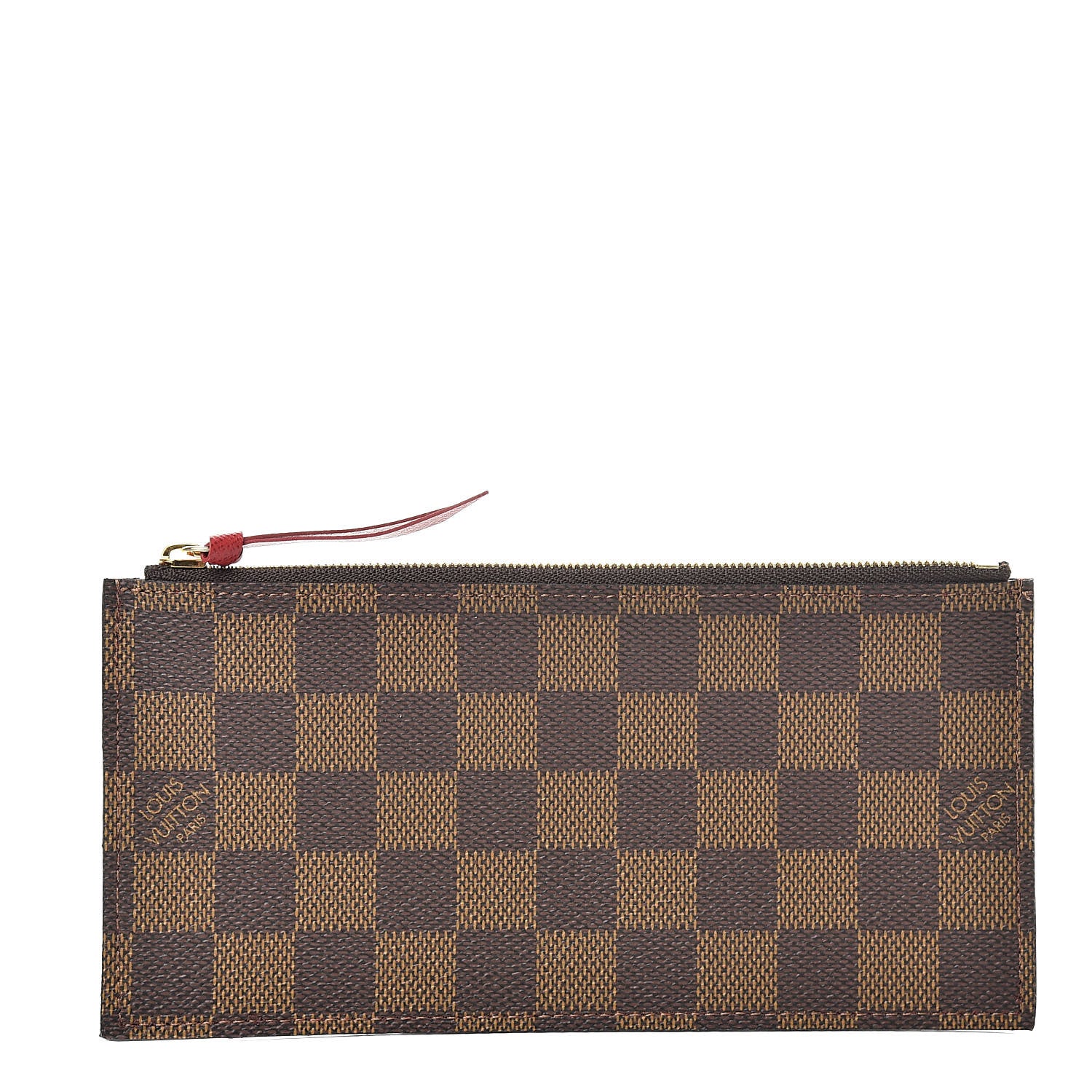 Louis Vuitton Damier Ebene Felicie Chain Wallet Zippered Insert 1 of 6