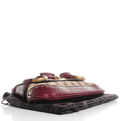 Gucci Monogram GG Studded Small Horsebit Clutch 4 of 7