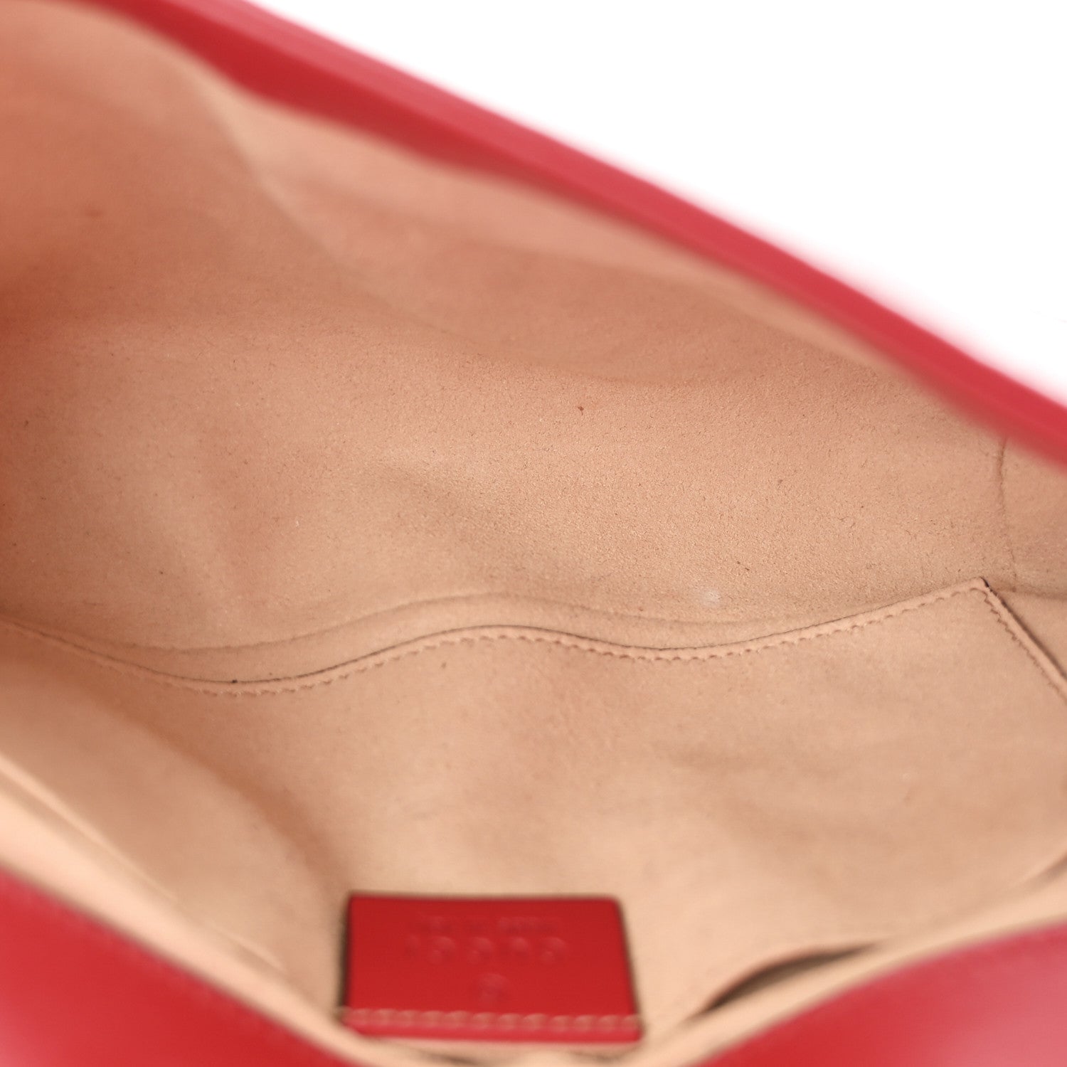 Gucci Calfskin Matelasse Mini GG Marmont Shoulder Bag Hibiscus Red 5 of 10