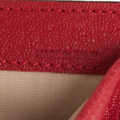 Chloe Grained Lambskin Drew Square Wallet Plaid Red 8 of 8