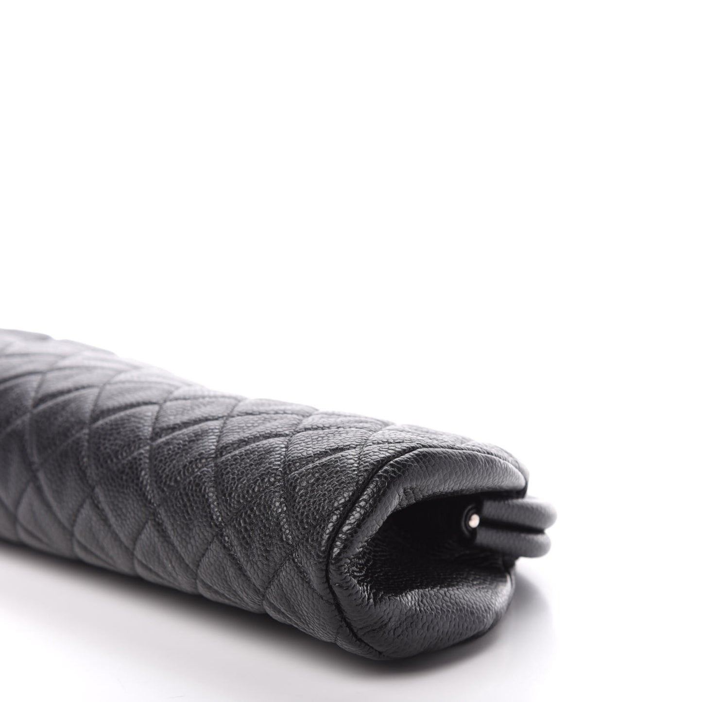 Caviar Quilted Timeless Clutch Black