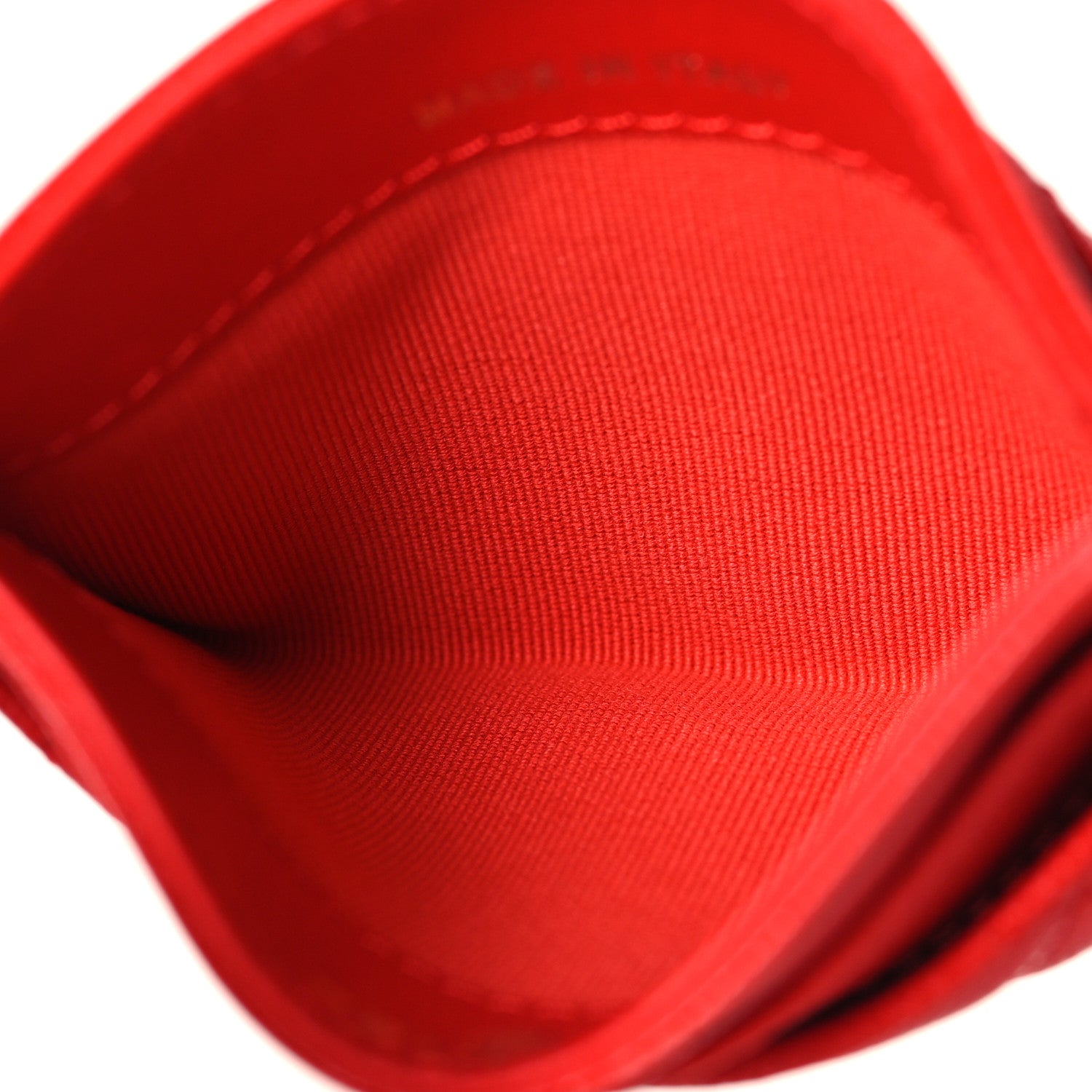 Chanel Caviar Quilted Card Holder Red 5 of 9