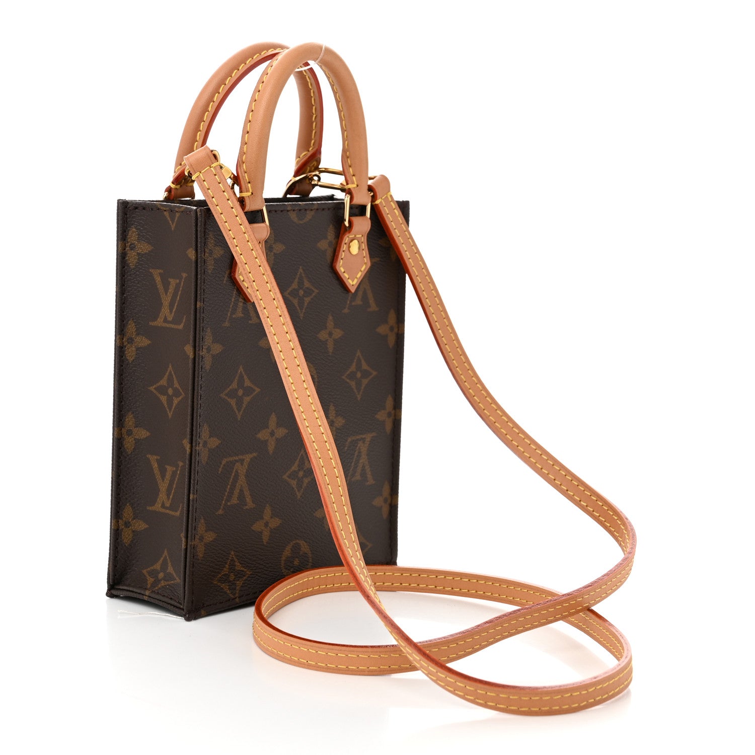Louis Vuitton Monogram Petit Sac Plat 3 of 10