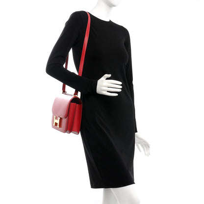 Hermes Tadelakt Constance 24 Rouge Vif 2 of 9