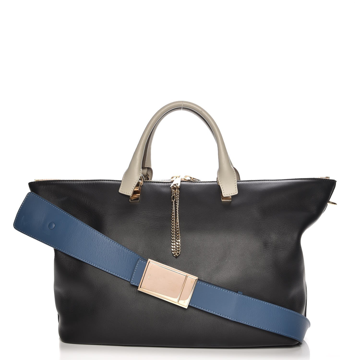 Chloe Smooth Calfskin Large Baylee Tote Black 1 of 9