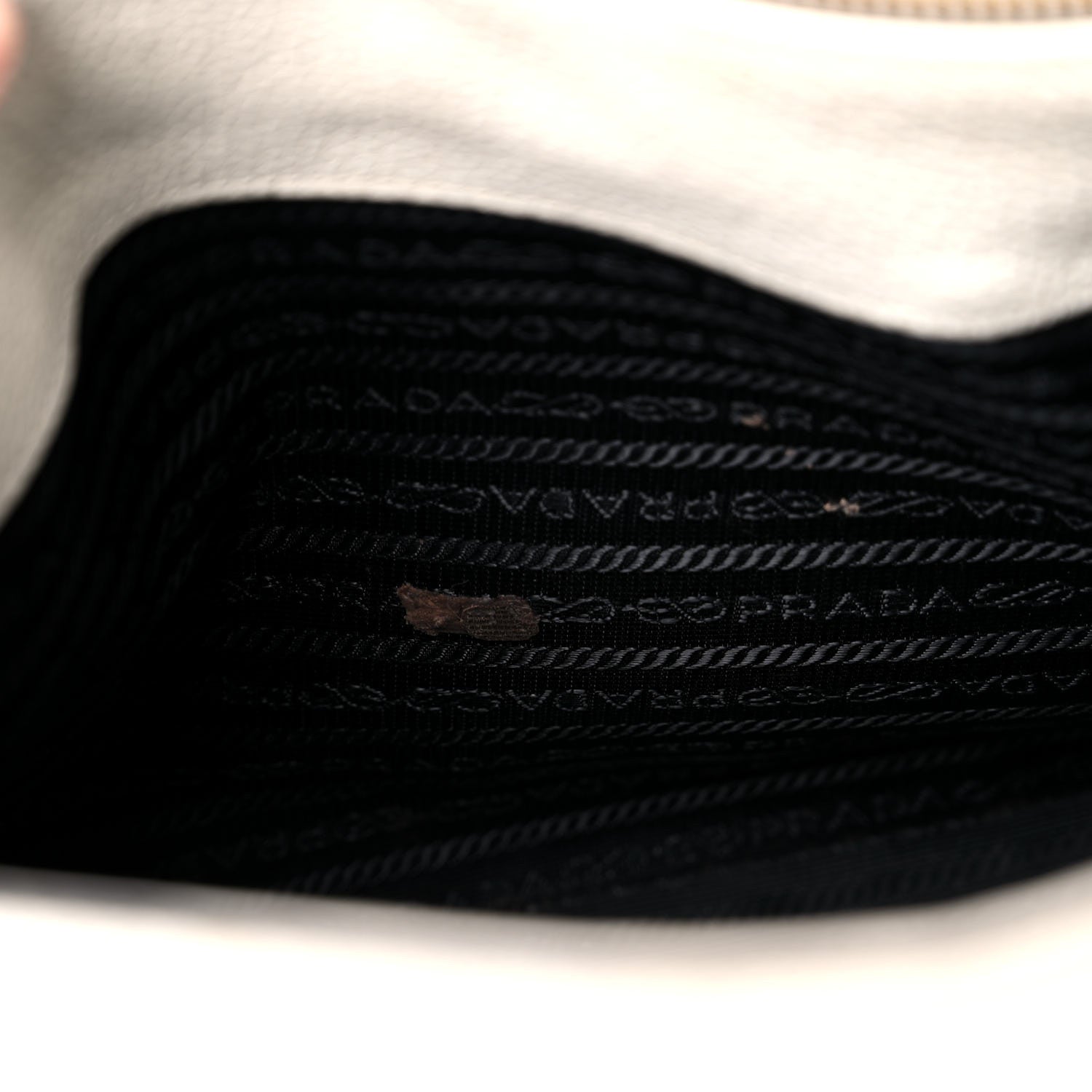 Prada Vitello Daino Shoulder Bag White 13 of 20
