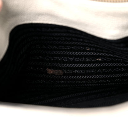 Prada Vitello Daino Shoulder Bag White 13 of 20