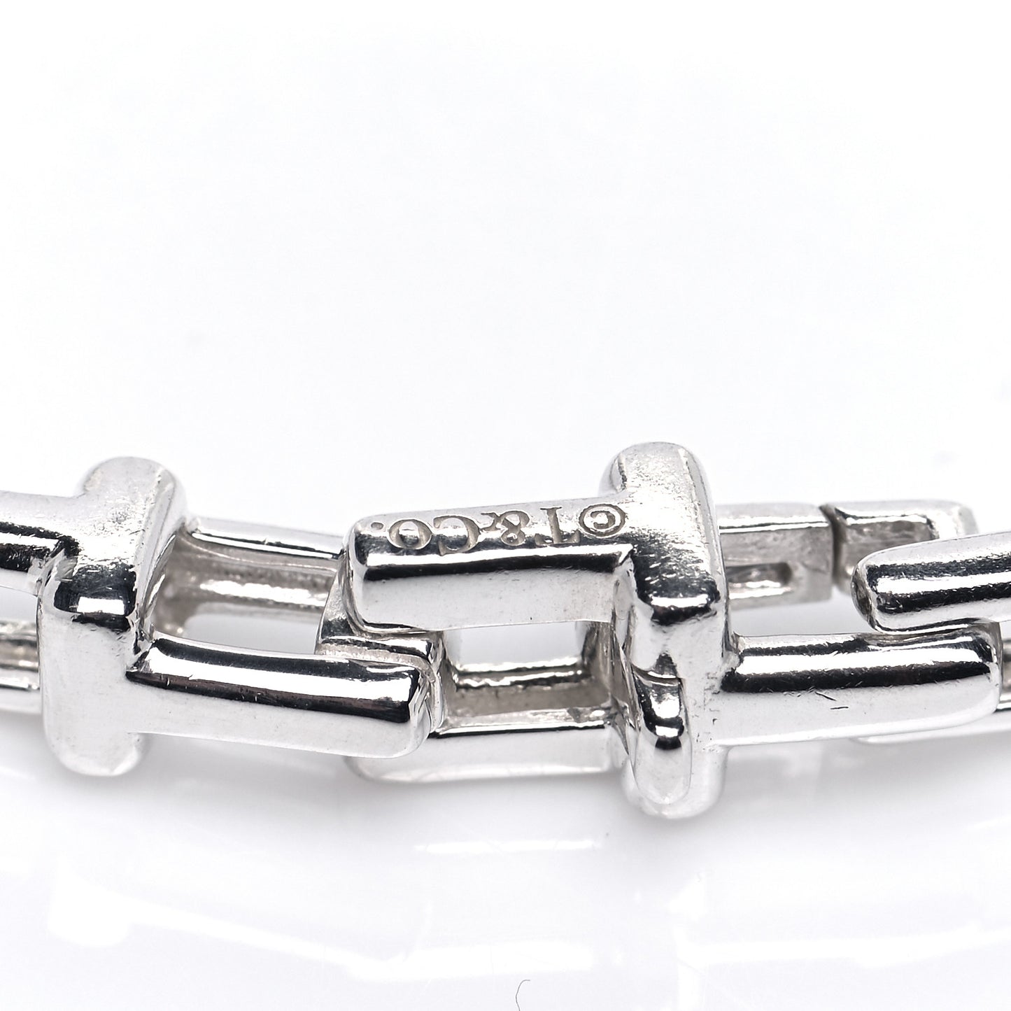 Sterling Silver Narrow T Chain Bracelet