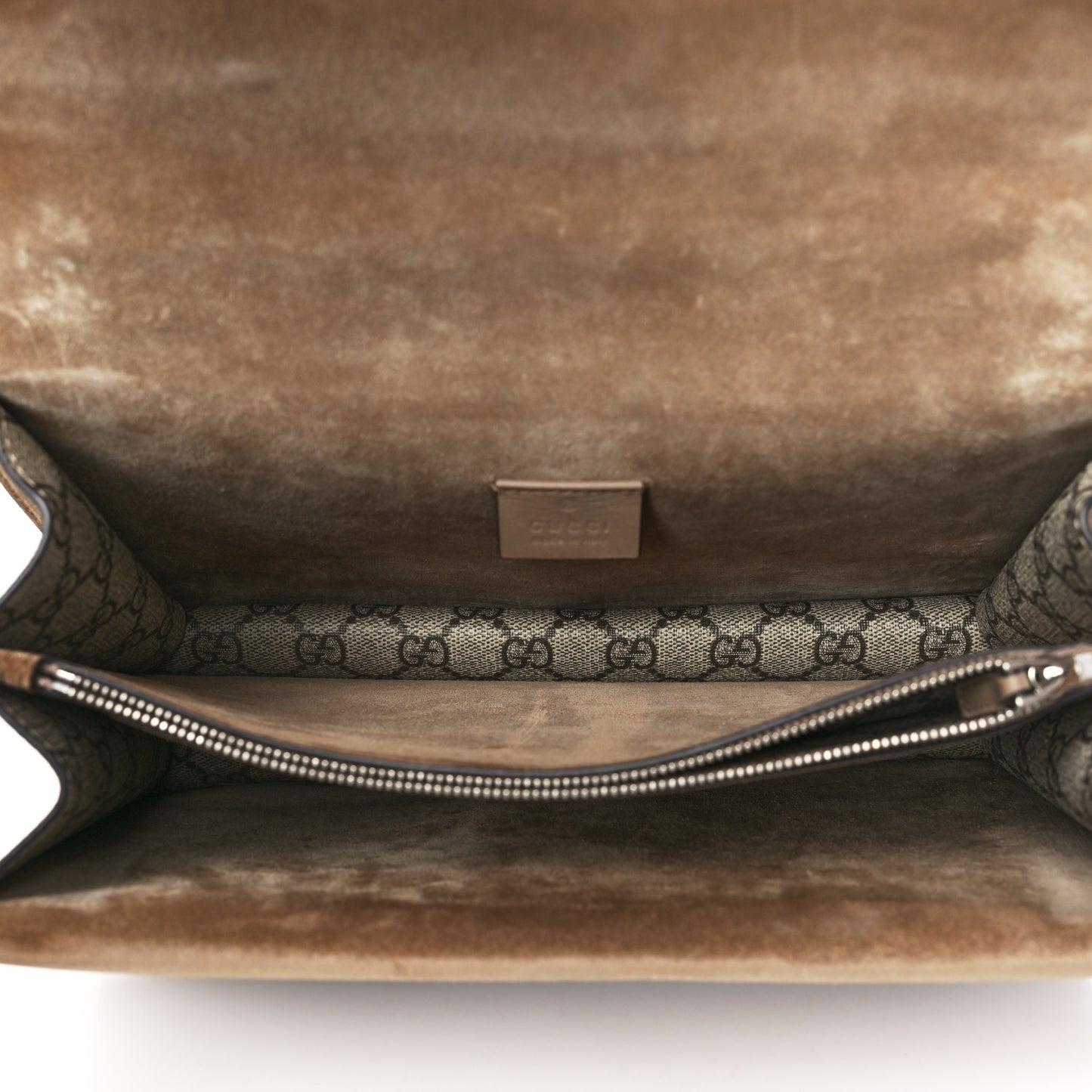 GG Supreme Monogram Small Dionysus Shoulder Bag Taupe