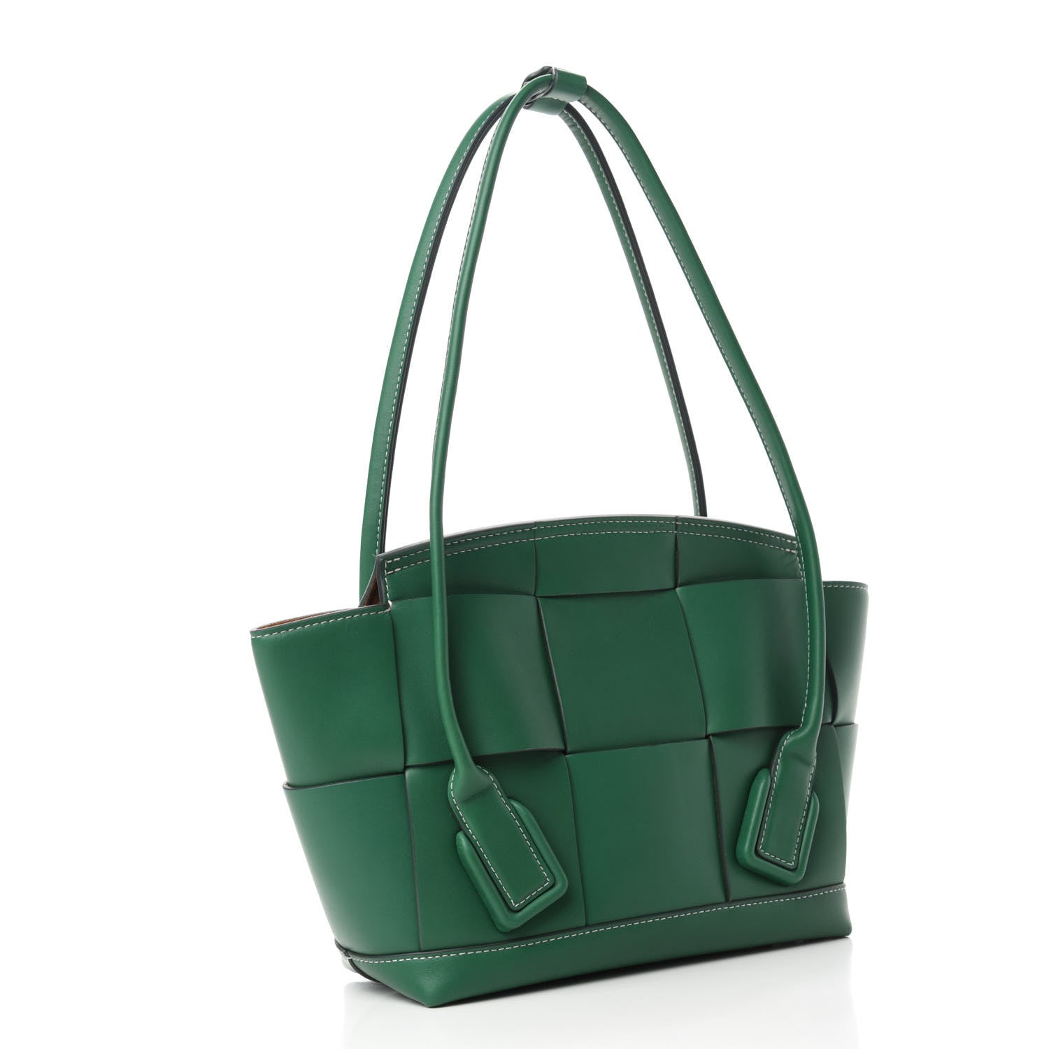 Bottega Veneta French Calfskin Maxi Intrecciato Arco 33 Racing Green 3 of 11